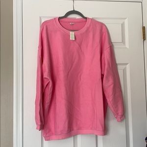 Hot pink Aerie sweatshirt with tags
